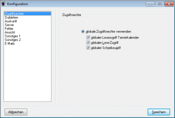 CRM TelMarkt Konfiguration CRM TelMarkt Konfiguration