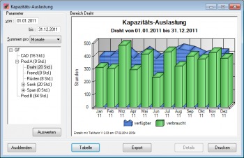 TelMarkt CRM Kapazitätsauslastung TelMarkt CRM Kapazitätsauslastung