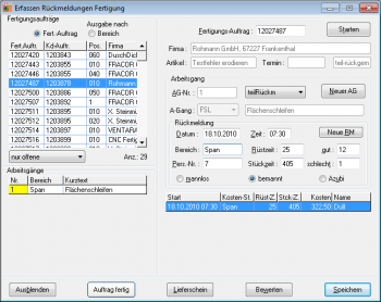 TelMarkt CRM Rückmeldungen erfassen TelMarkt CRM Rückmeldungen erfassen