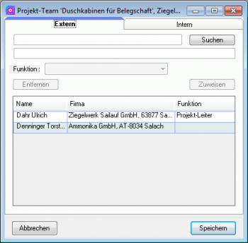 CRM TelMarkt Projekt-Team