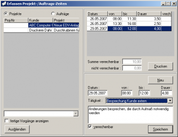 CRM TelMarkt Zeiterfassung